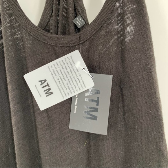 ATM Black Trapeze Mini Dress Women’s Size Small NWT - Picture 4 of 11